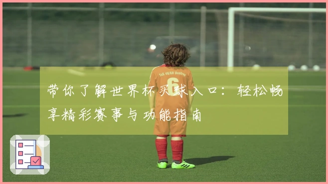 带你了解世界杯买球入口：轻松畅享精彩赛事与功能指南