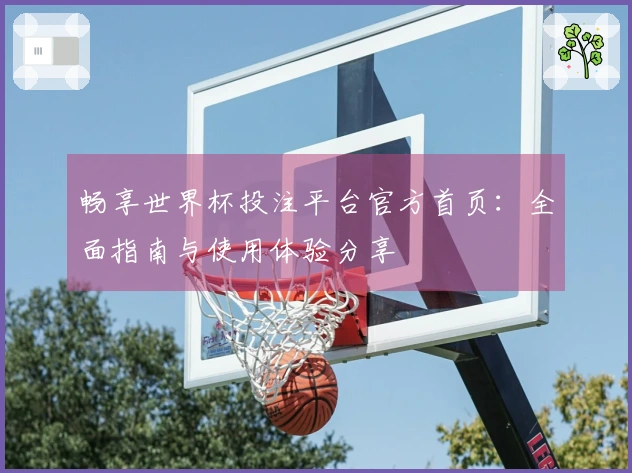 畅享世界杯投注平台官方首页：全面指南与使用体验分享